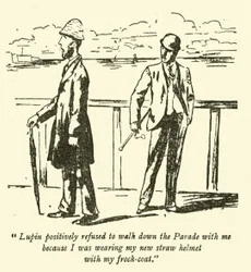Lupin Positively Refused to Walk Down the Parade with Me Because I Was Wearing My New Straw Helmet with My Frock-Coat